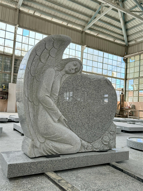 The love tombstones and the cross tombstones were send to romania